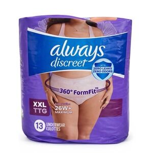 Always Discreet - Underwear (XXL, 13 ct) - Maximum Absorbency Fit